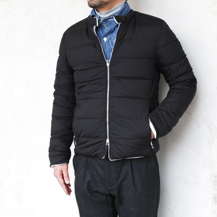 DUVETICAダウン　リバーシブル 新品】DUVETICA リバーシブルライトダウン MIDA-ERRE 48 M