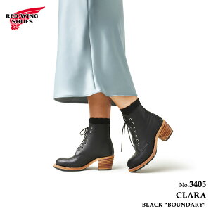 【交換往復送料無料】レッドウィング REDWING 3405 CLARA レディース ブーツ クララ ブラック バウンダリー