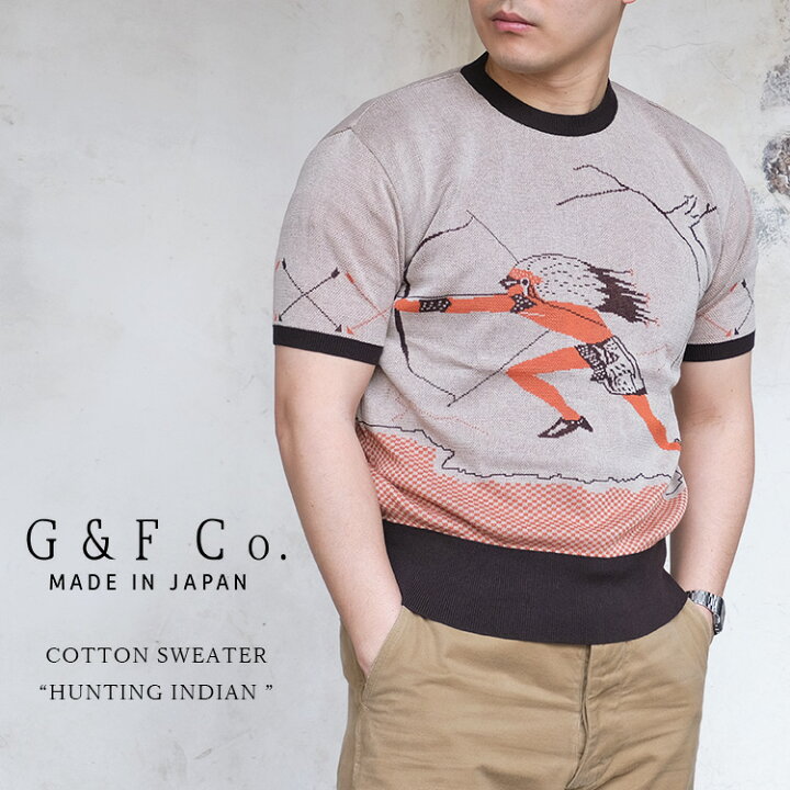 楽天市場】G&F Co. ジーアンドエフ COTTON SWEATER コットンセーター 