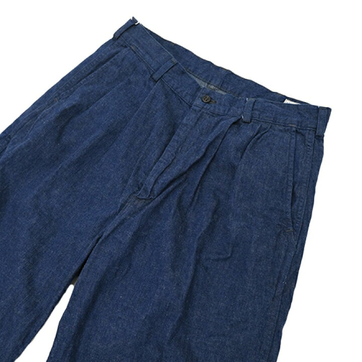 楽天市場】orSlow オアスロウ 03-5021-A81 Two Tuck Denim Wide 