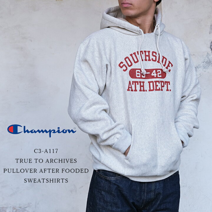 楽天市場】Champion チャンピオン C3-A117 リバースウィーブ プル 