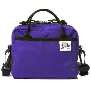 �h���t�^�[ DRIFTER �V�����_�[�o�b�O �e�B�t�B���~�j�o�b�O ���f�B�[�X �����Y DFV1880 TIFFIN MINI BAG 2WAY �i�C���� �V�����_�[�t�� �|�P�b�g�t�� �u���b�N �s�[�R�b�N ���I�p�[�h �q���E�� W18cm×H1
