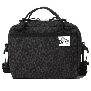 �h���t�^�[ DRIFTER �V�����_�[�o�b�O �e�B�t�B���~�j�o�b�O ���f�B�[�X �����Y DFV1880 TIFFIN MINI BAG 2WAY �i�C���� �V�����_�[�t�� �|�P�b�g�t�� �u���b�N �s�[�R�b�N ���I�p�[�h �q���E�� W18cm×H1