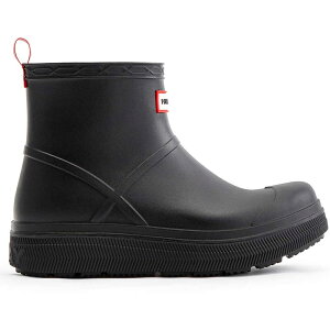 �n���^�[ HUNTER ���C���u�[�c ���f�B�[�X UFS7105PVC �v���C ���[���f�b�g �u�[�c ���C �V���[�g�� �u���b�N �z���C�g �x�[�W�� �V���o�[ 4 5 6 23cm 24cm 25cm