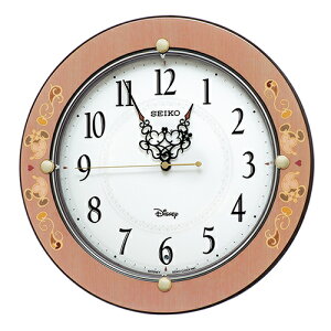 セイコークロック ディズニー ミッキー&ミニー 掛け時計 キャラクタークロック 電波時計 シンプル 大人可愛い FS511P【セイコークロック正規販売店】【SEIKO】【送料無料】【プレゼントにお