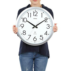 ノア精密 大型サイズ 電波時計 掛時計 ウェーブ420SM W-462 SM【ノア正規販売店】【NOA】【送料無料】【プレゼントにおすすめ】【モノ・フロート】