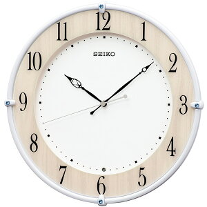 セイコークロック スイープ秒針 電波クロック 掛時計 電池切れ予告 電波時計 おやすみ秒針 KX242B【セイコークロック正規販売店】【SEIKO】【送料無料】【プレゼントにおすすめ】【モノ・フ
