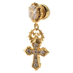 Ae~XNVbN ^Cj[pFNXsAX ACE0194 ArtemisClassic Tiny pave cross earring Vo[ANZT[silver jewelry