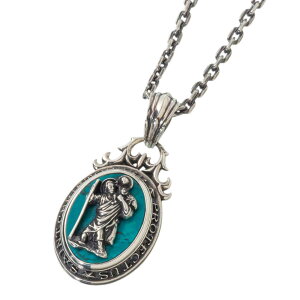 Ae~XNVbN ZgNXgt@[y_g ACP0374 gbv̂ (`F[ʔ) ArtemisClassic ST. Christopher pendant top only Vo[ANZT[ silver jewelry