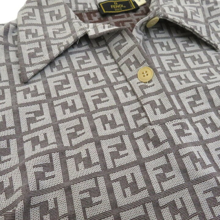 楽天市場】FENDI JEANS / フェンディズッカ柄 半袖 ポロシャツ  