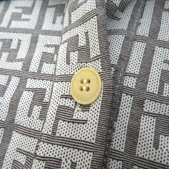 楽天市場】FENDI JEANS / フェンディズッカ柄 半袖 ポロシャツ 