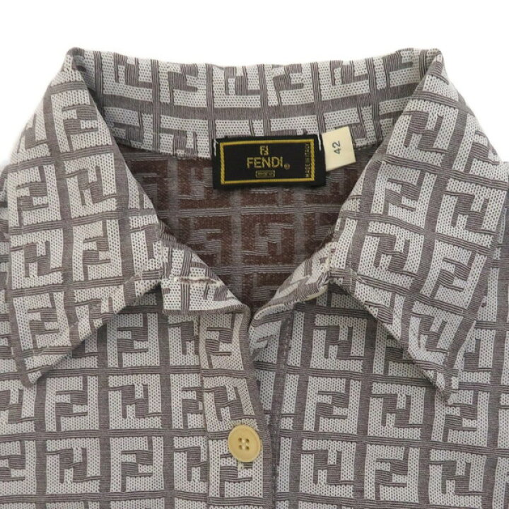 楽天市場】FENDI JEANS / フェンディズッカ柄 半袖 ポロシャツ  