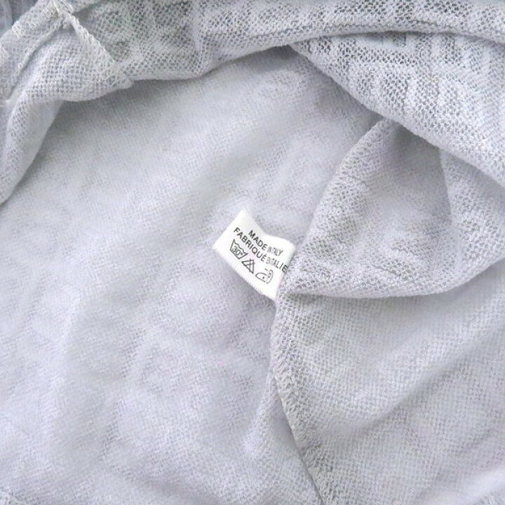 楽天市場】FENDI JEANS フェンディ ズッカ柄 ギャザー リボン フレンチ 
