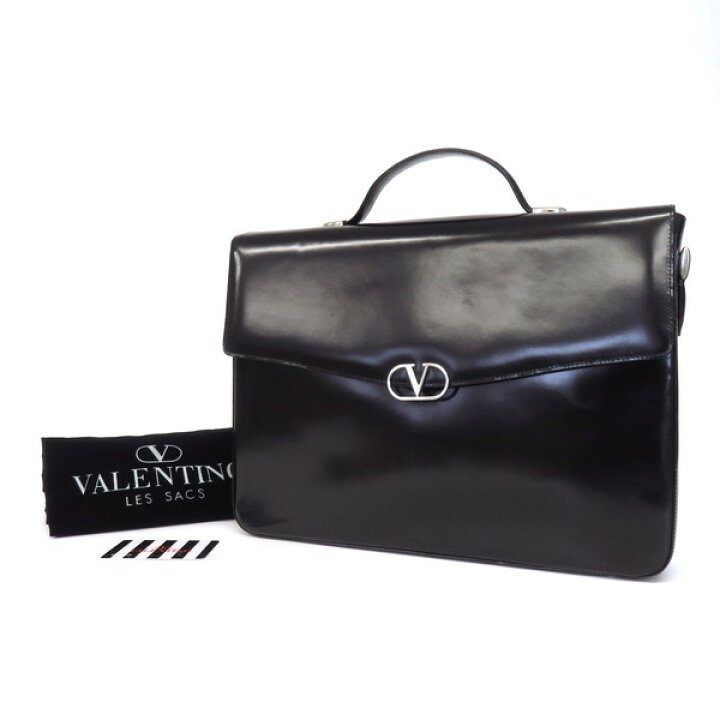 楽天市場】【美品】VALENTINO ヴァレンティノ Vロゴ オーバル金具 