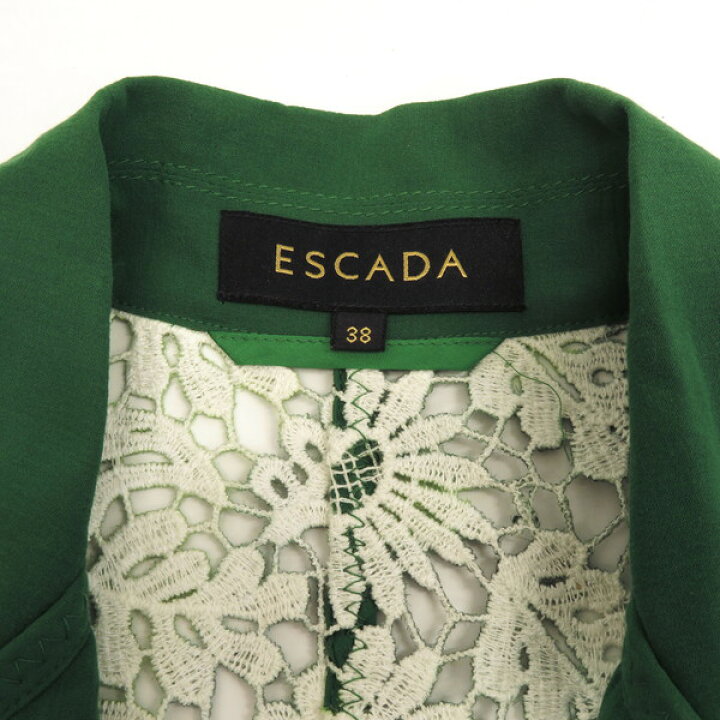 楽天市場】【未使用】ESCADA エスカーダ フラワー 花柄 総レース 金 