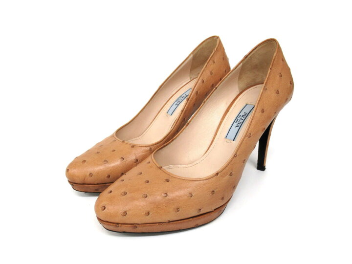 楽天市場】【美品】PRADA プラダ 高級 オーストリッチ ダチョウ革 
