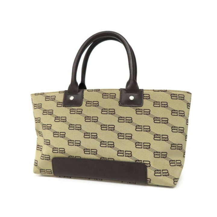 楽天市場】【美品】BALENCIAGA バレンシアガ BB柄 ナイロンキャンバス 