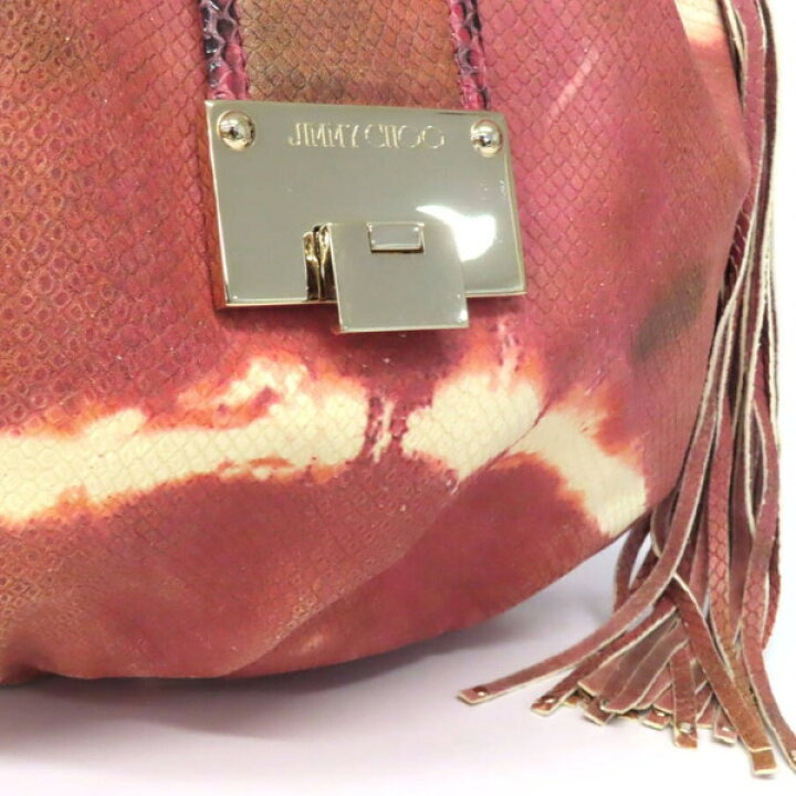 楽天市場】【美品】JIMMY CHOO ジミーチュウ ロゴ ゴールド金具 