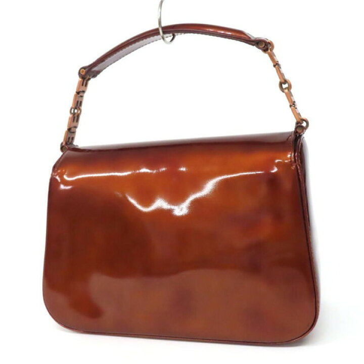 楽天市場】【美品】BALLY バリー Bロゴチェーン エナメルレザー ワン 
