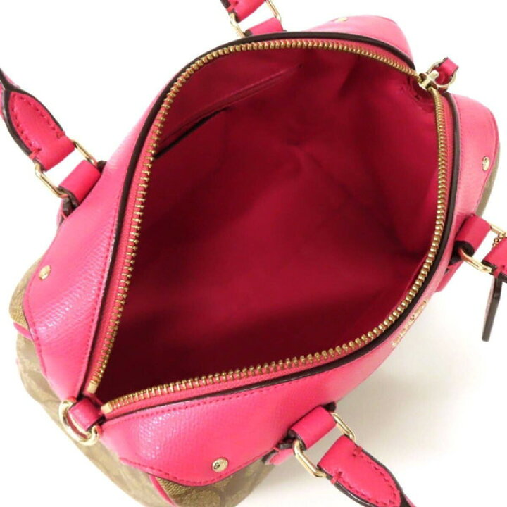 ✨コーチ 2way ミニボストン ショルダーバッグ ベネット ピンク COACH 