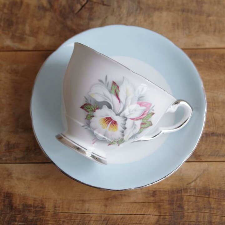 楽天市場】ロイヤルスタッフォード ホワイトレディ 蘭 花柄 コーヒー 