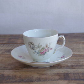 ロイヤルコペンハーゲン フリセンボー コーヒーカップ ソーサー 北欧 ヴィンテージ アンティーク 食器 陶器 花柄 #231119-3 【海外直輸入中古品】