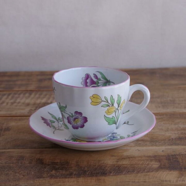 楽天市場】スポード コーヒーカップ ソーサー ピンク 花柄 マールボロ 