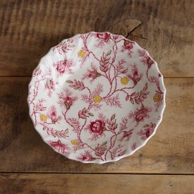 スポード 中古 食器 デザートボウル 13cm 小鉢 ローズバッドチンツ Spode Rosebud Chintz #210727-4 【海外直輸入中古品】