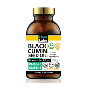 �u���b�N�N�~���V�[�h�I�C���@500mg �\�t�g�W�F�� �bFlora Labo�h�C�c�Y�E�R�[���h�v���X�E�G�L�X�g���o�[�W���I�C���@BLACK CUMIN SEED OIL SOFTGELS SUPPLEMENT