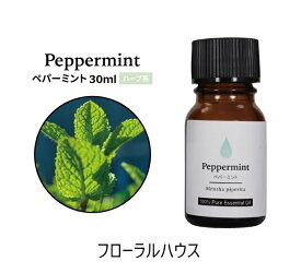 アロマオイル ペパーミント 精油　エッセンシャルオイル　30ml　花粉症対策におすすめ