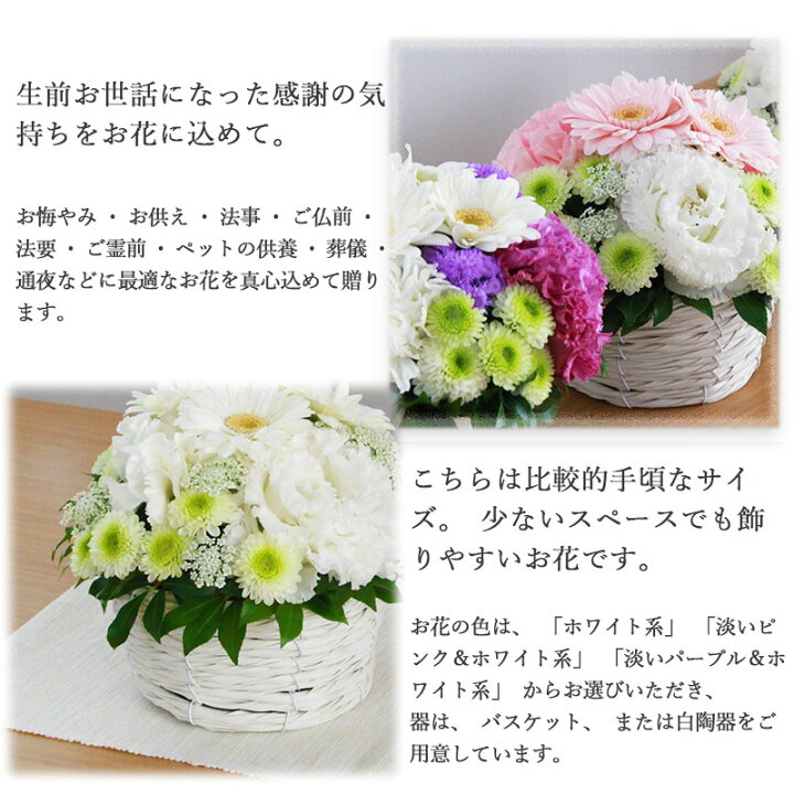 1595円 オンラインショップ お盆 お供え 花 お悔やみ ペット 季節の花 プレゼント 結婚祝い 誕生