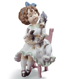 リヤドロ人形【リヤドロ】小さな家族8689 陶器人形 置物 リアドロ猫 リヤドロ女の子【結婚祝】【出産祝】【退職祝】【引越祝】【還暦祝】【記念品】