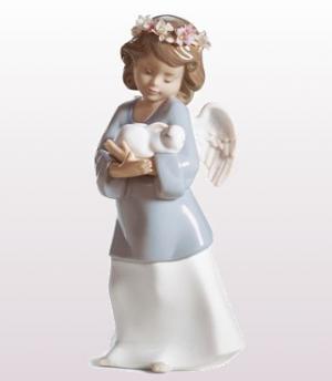 リヤドロ人形リヤドロ天使【リヤドロ】天使の宝物6856【結婚祝】【出産