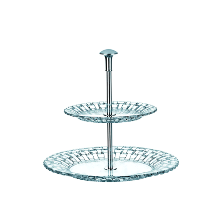 ナハトマン　ボサノバ2段ケーキスタンド 楽天市場】ナハトマン ケーキスタンド クリア 直径:23cm/15cm ボサノバ