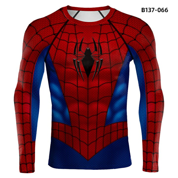 楽天市場】コスプレ ハロウィン コスプレ スパイダーマン風 Tシャツ 