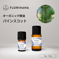 【フロリハナ公式】パイン スコット 精油 オーガニック 5g/15g スコットパイン 天然100% エッセンシャル…