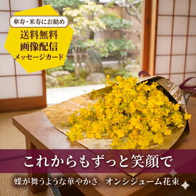 オンシジュームの花束【送料無料】 傘寿 米寿 花 花束 ブーケ お祝い 誕生日 プレゼント ギフト 女性 父 母 祖父 祖母 おじいちゃん おばあちゃん 先生 退職祝い 送別会 合格祝 春 アレンジメント