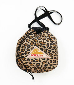 KELTY ケルティ DP KINCHAKU SHOULDER BAG DPキンチャク ショルダー Leopard ヒョウ柄 巾着 ショルダーバッグ 32592431