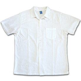Good On グッドオン SS OPEN TEE SHIRTS オープンシャツ P-NATURAL ナチュラル 開襟シャツ カットソー COTTONUSA FabricMadeinUSA MadeinJAPAN GOST1605