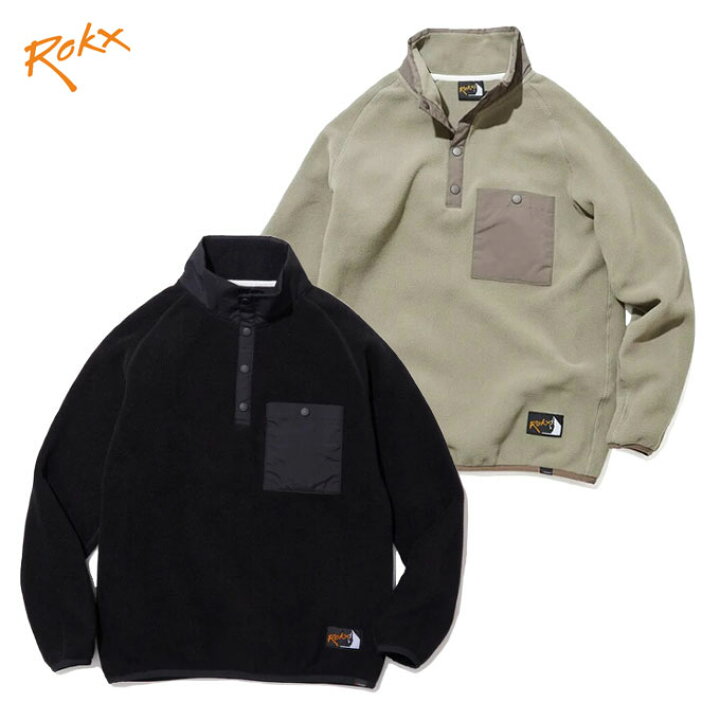 楽天市場】ROKX ロックス CLASSIC 200 FLEECE SNAP TOP フリース 