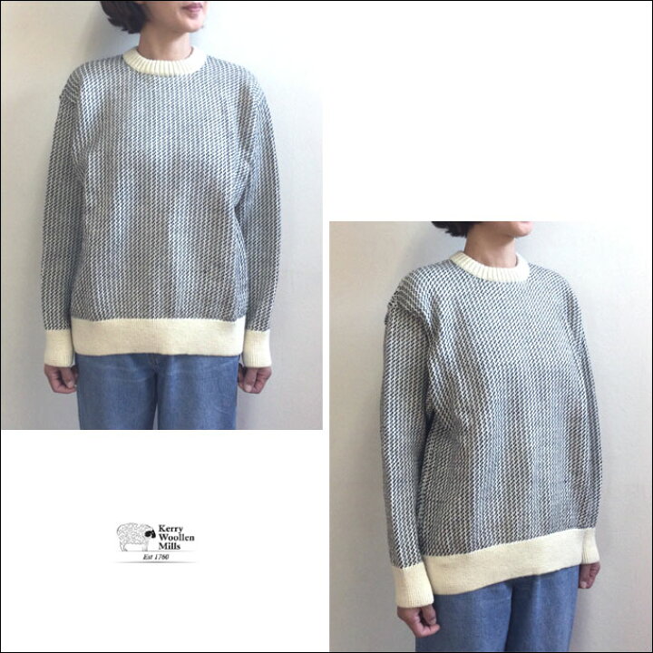楽天市場】Kerry Woollen Mills ケリーウーレンミルズ Birds Eye Crew 