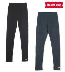 メール便可 Healthknit ヘルスニット レギンス ワッフル アウトドア キャンプ 登山 防寒 ストレッチ ユニセックス 男女兼用 4119