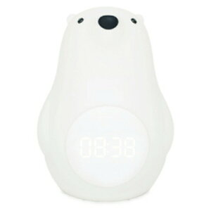 目覚まし時計 置き時計 デジタル シロクマ 白くま クマ おしゃれ 目覚まし時計 ナイトライト クロック アラーム デジタル かわいい 北欧 プレゼントミニ 子供 女の子 男の子 お祝 卓上 シリ