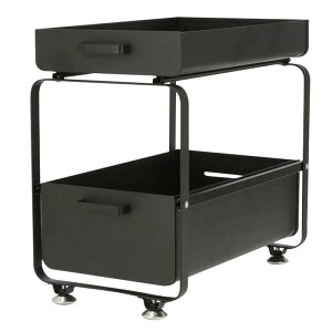 シンク下 収納 スライドラック 引き出し キッチン 引出し ラック 2段 2層 シンク下ラック コンロ下 調味料ラック 整理棚 2段 収納 収納ラック 流し台下 ストッカー 洗面台下 調味料入れ キッ