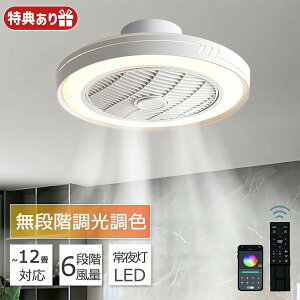 ファン付き照明 シーリングファンライト 12畳 シーリングファン LED サーキュレーター シーリングライト 8畳 10畳 調光調色 風量調節 常夜灯 ファン付き 空気循環 照明器具 省エネ 寝室 部屋