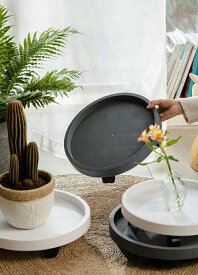 丸型 植木鉢 プランタースタンド キャスター付き 直径約30cm 5 6 7 8 9 10号 観葉植物鉢 用 移動台 受け皿 鉢置き 屋外 室内 錆びない 大型