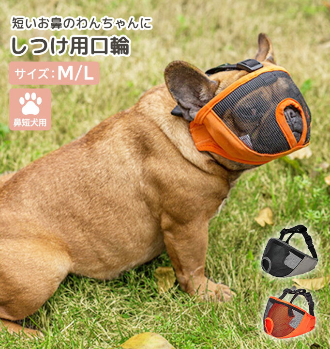 楽天市場 口輪 犬 マズル しつけ ペット用品 マスク メッシュ 無駄吠え 噛み癖 舐めぐせ 傷舐め 防止 ペットグッズ 愛犬 トレーニング ブルドッグ シーズー パグ フレンチブルドッグ サイズ調整 バックル 装着 水洗い Medel Quon 楽天市場店