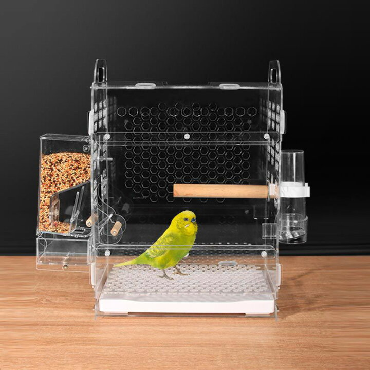 楽天市場】鳥かご ケージ ペット用品 アクリル プラスチック 
