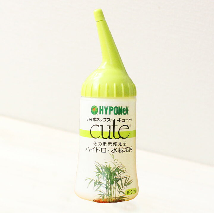 楽天市場 観葉植物用活力剤 活力液 ハイポネックス キュート 150ml ハイドロカルチャー 水栽培用 フラワーコーポレーション