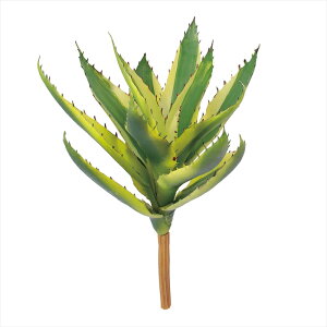 【アーティフィシャルフラワー 造花 グリーン リーフ 多肉植物】 アロエスピラ #22 YE/GR fg000088-022 多肉植物【東京堂】